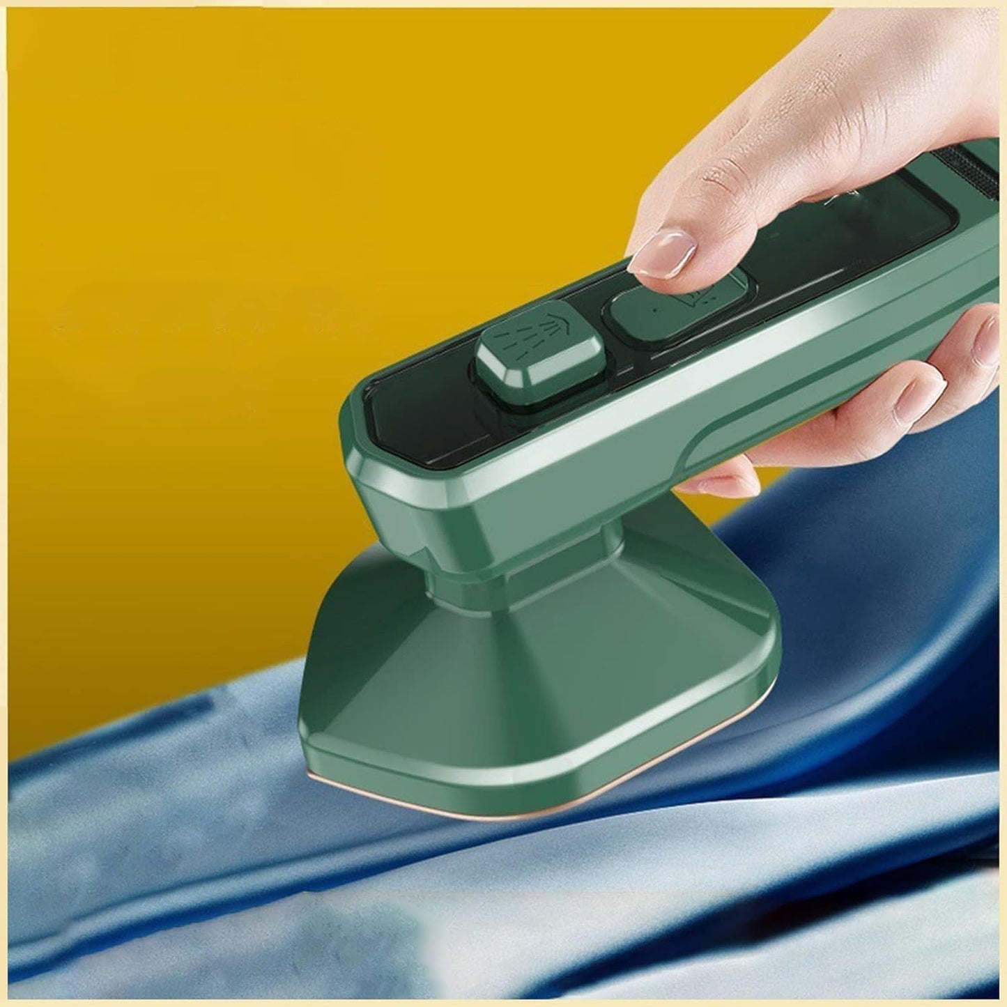 PressPal: Portable Mini Travel Iron & Steamer with Dry & Wet Pressing for Clothes – 150W Compact Design for Home & Outings