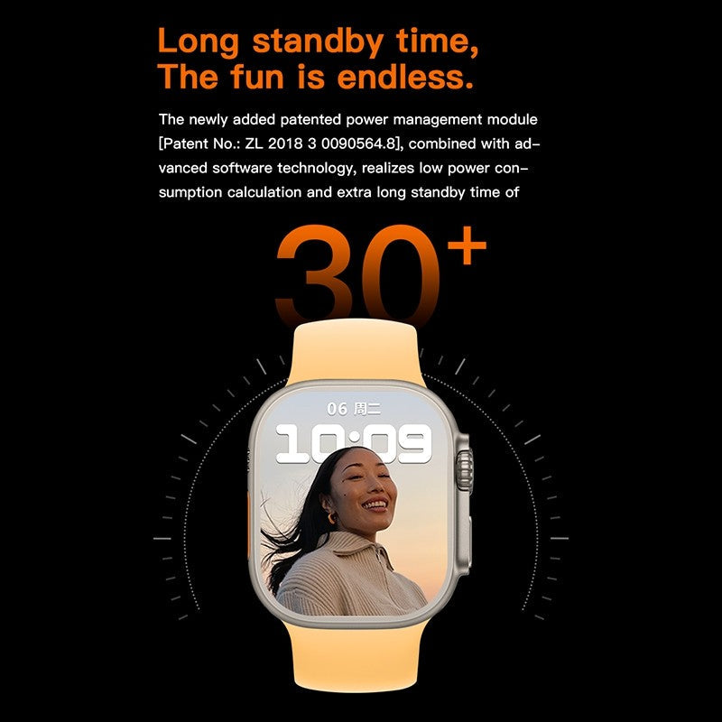 ApexX: 1.99" Affordable Bluetooth Calling Smartwatch with Magnetic Wireless Charging