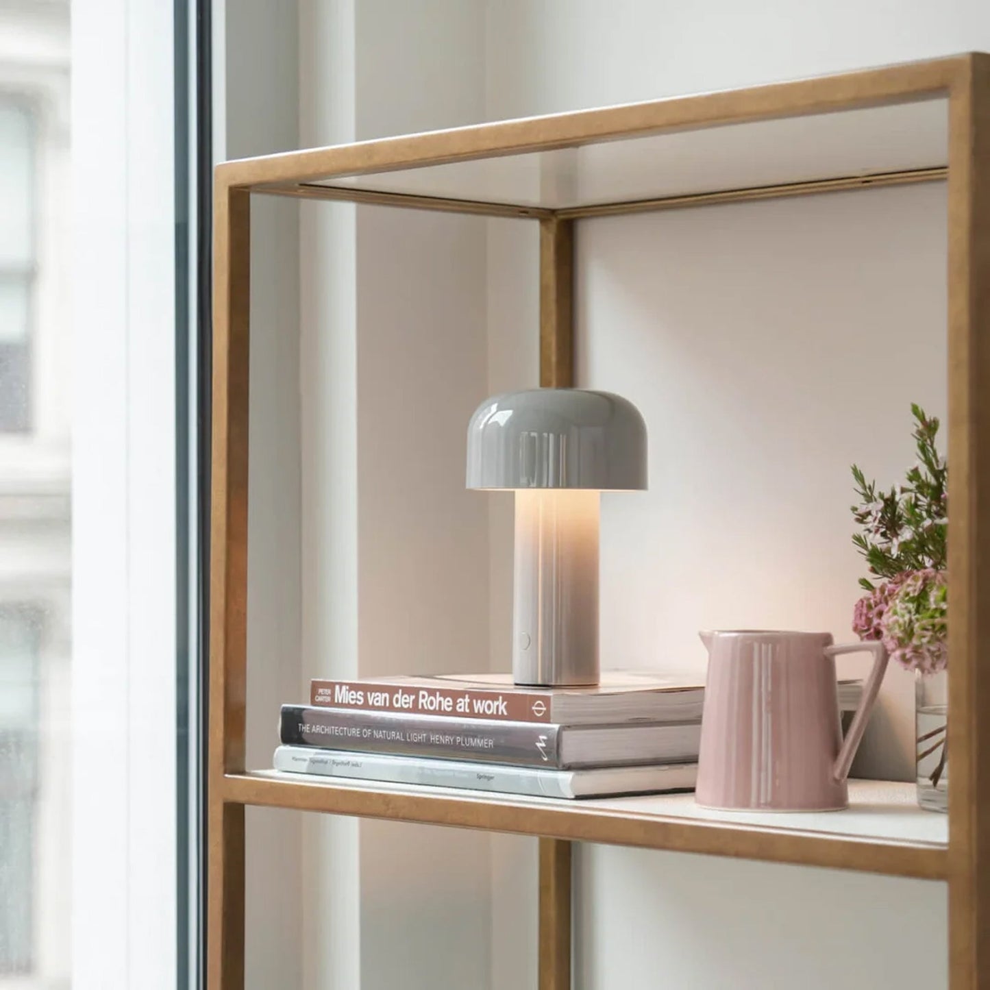 Shroom: Wireless LED Ambient Glow Lamp with Touch Control, 3-Color Dimming & Stylish Design for Home & Office