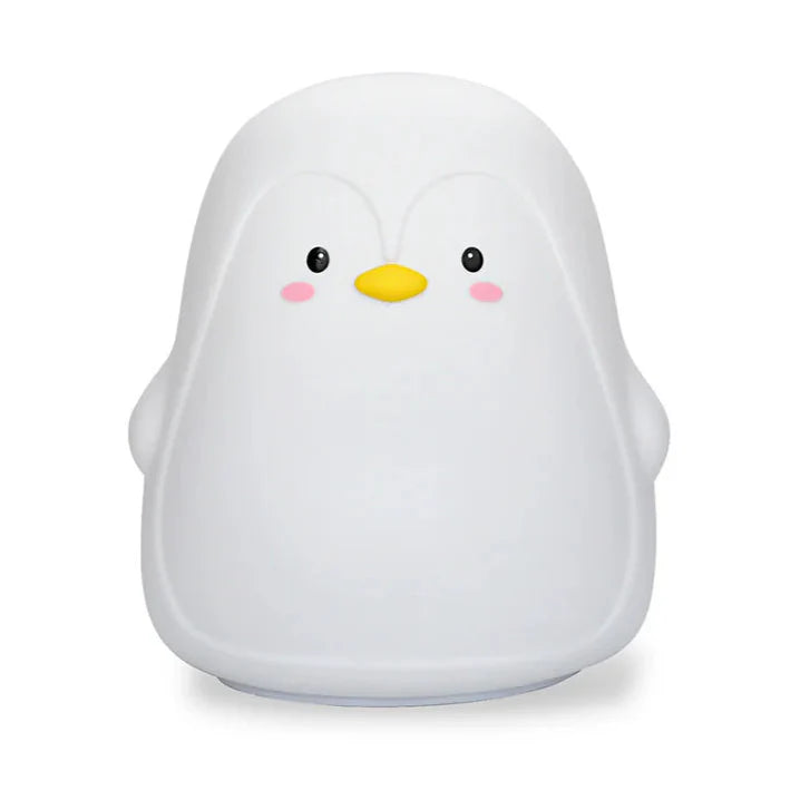 PengiGlow: Adorable Penguin Silicone Night Lamp with Rechargeable LED for Cozy Bedroom Ambience & Gifting