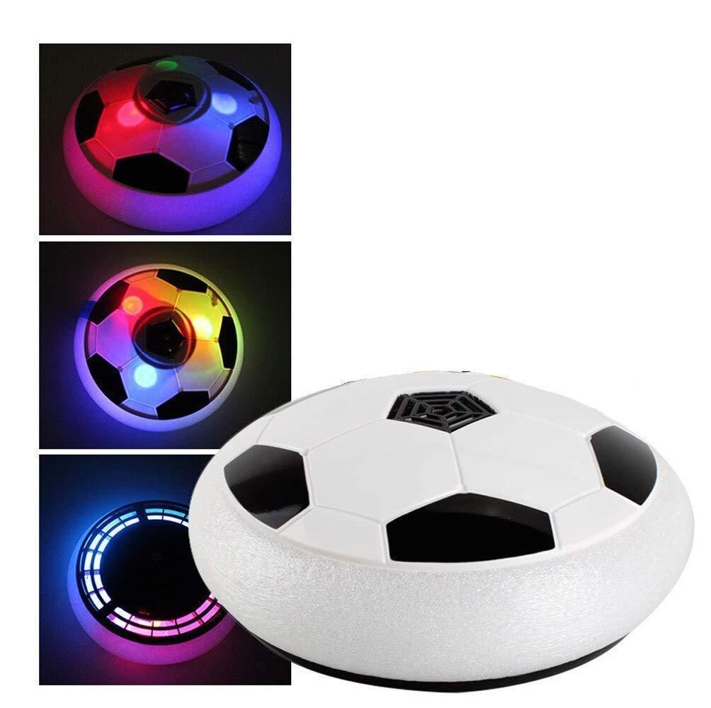 AirSoccer: Fun Indoor Game Air Floating Football with Inbuilt Battery for Family & Friends