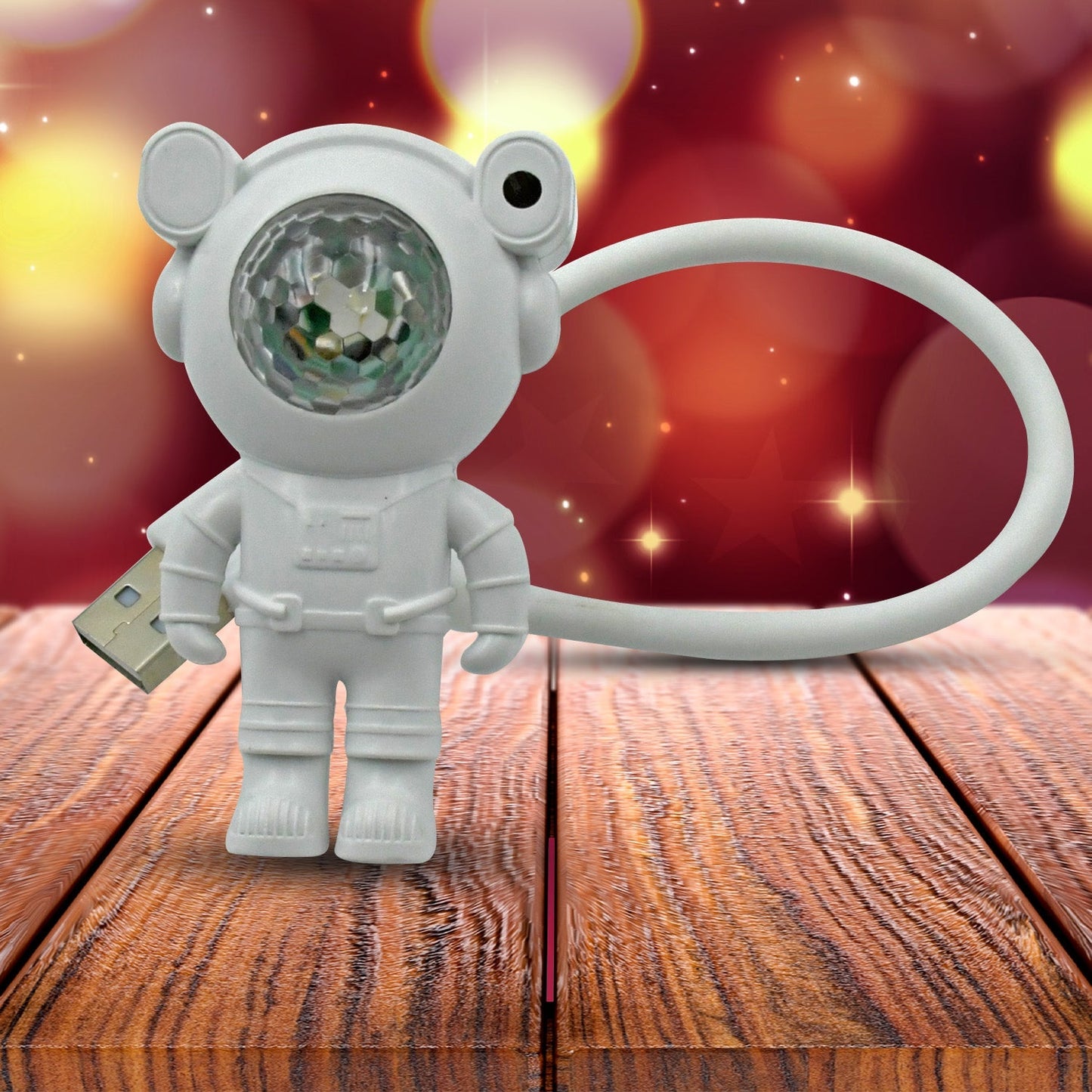 AstroMini: Sound-Reactive Galaxy Light with Music Sync, USB Plug & Play with Adjustable Modes