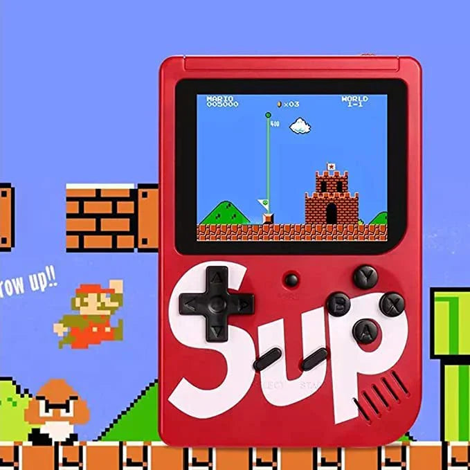 RetroGame: Handheld Gaming Console with 400 Classic Built-in Games, 3.0-Inch Screen & Rechargeable Battery