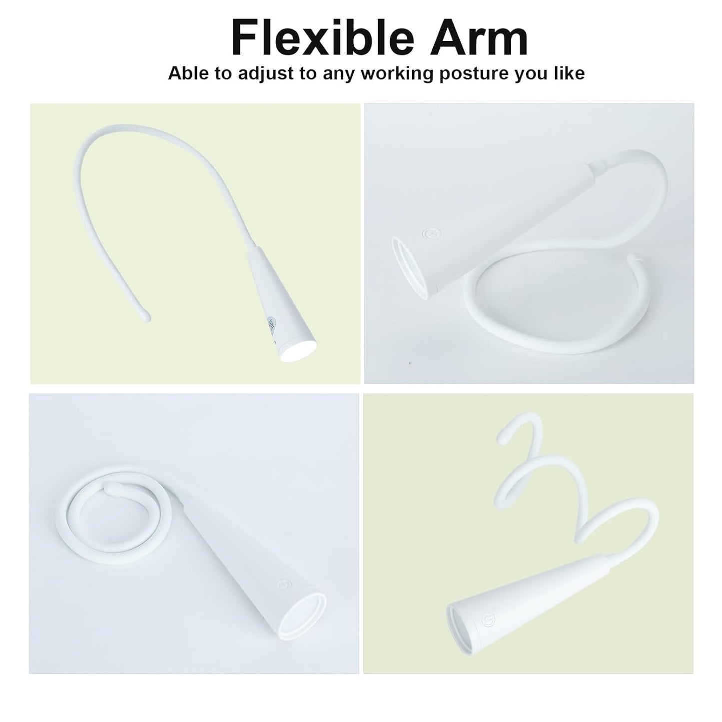 Silly: Flexible Multi-Use LED Lamp with Rechargeable Design, 3 Color Modes & Clip-On Feature for Reading & Desk Use