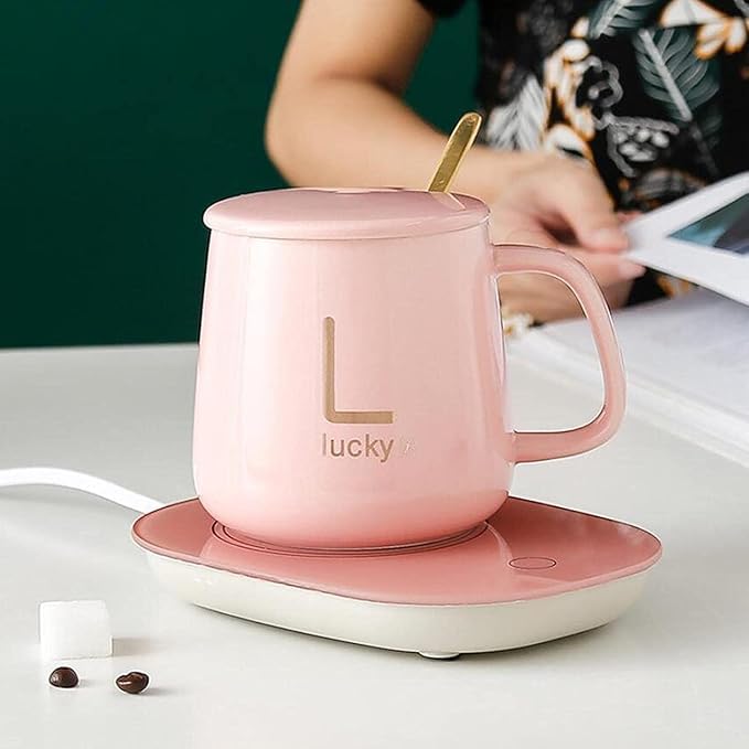 WarmEase: Electric Mug Heater Pad with Heating Coaster for Coffee, Tea & Beverages – Perfect for Home & Office
