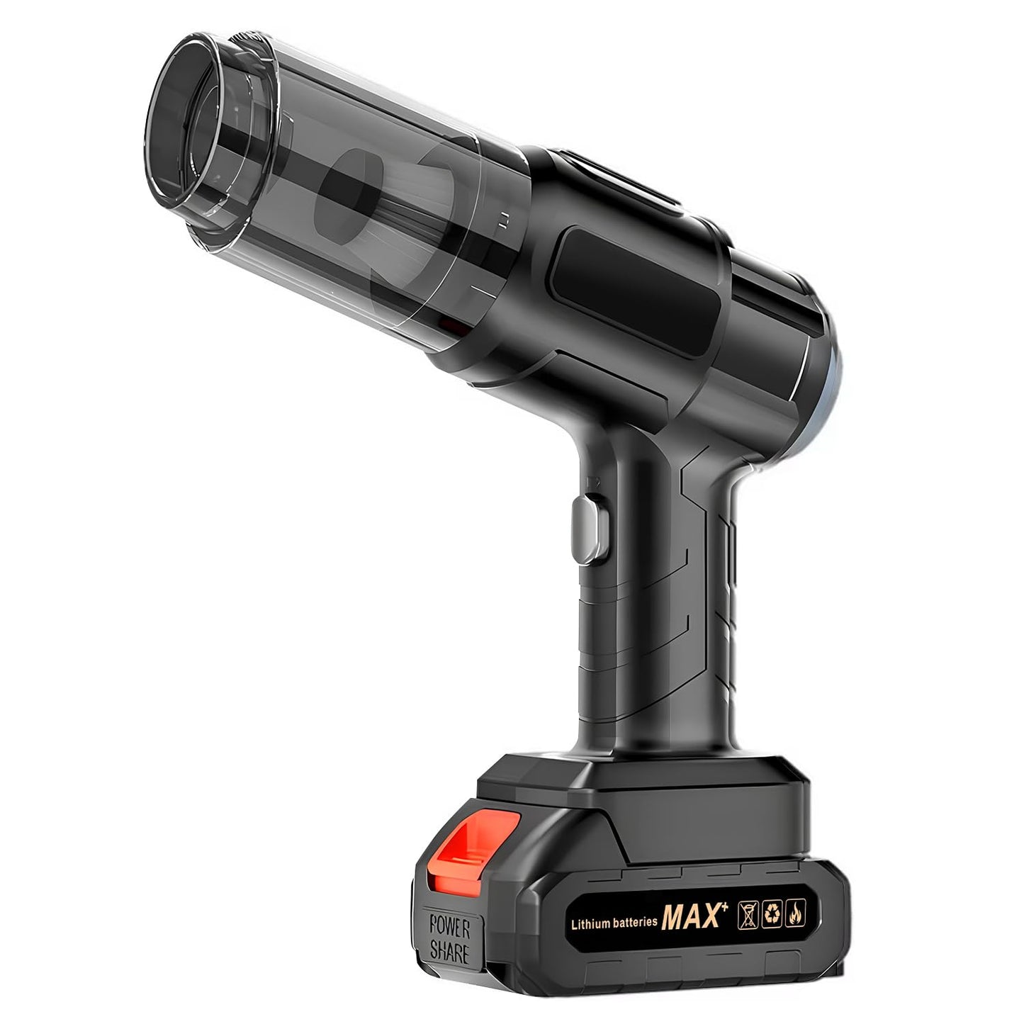 TurboVac: Super Powerful Cordless Vacuum Cleaner with 21,000Pa Suction, Detachable Battery & Multi-Nozzle Attachments