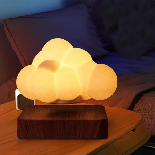 CloudLite: Floating LED Cloud Lamp – Magnetic Levitating Light with 360° Rotation & 3 Lighting Modes for Home & Office Décor