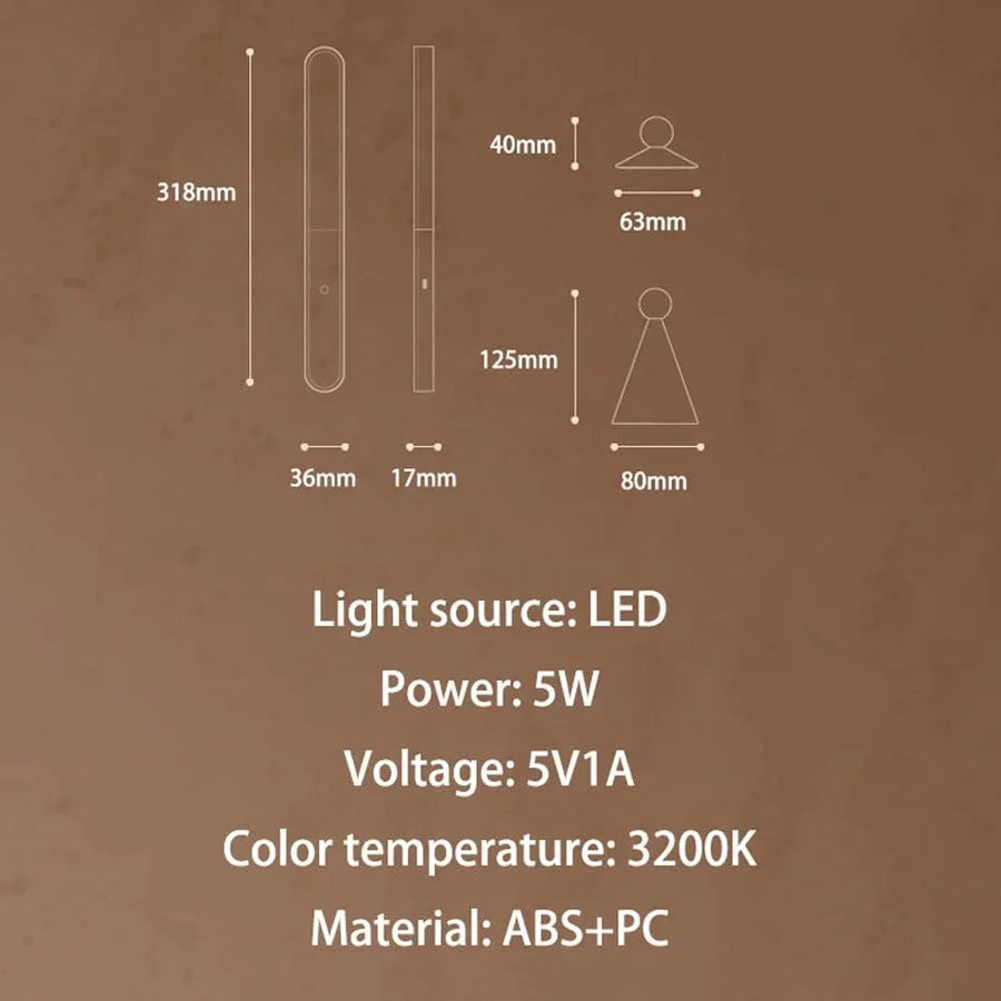 MagnaTouch: Next-Gen Magnetic LED Lamp with Touch Control, Adjustable Angle & USB Rechargeable Battery for Desk & Wall Mounting