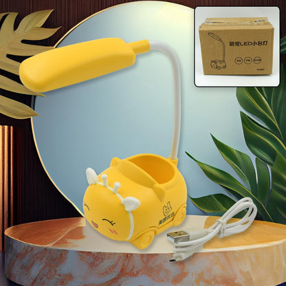 FlexiCat: Adjustable LED Rechargeable Cat-Shaped Desk Lamp for Reading, Study & Office Décor