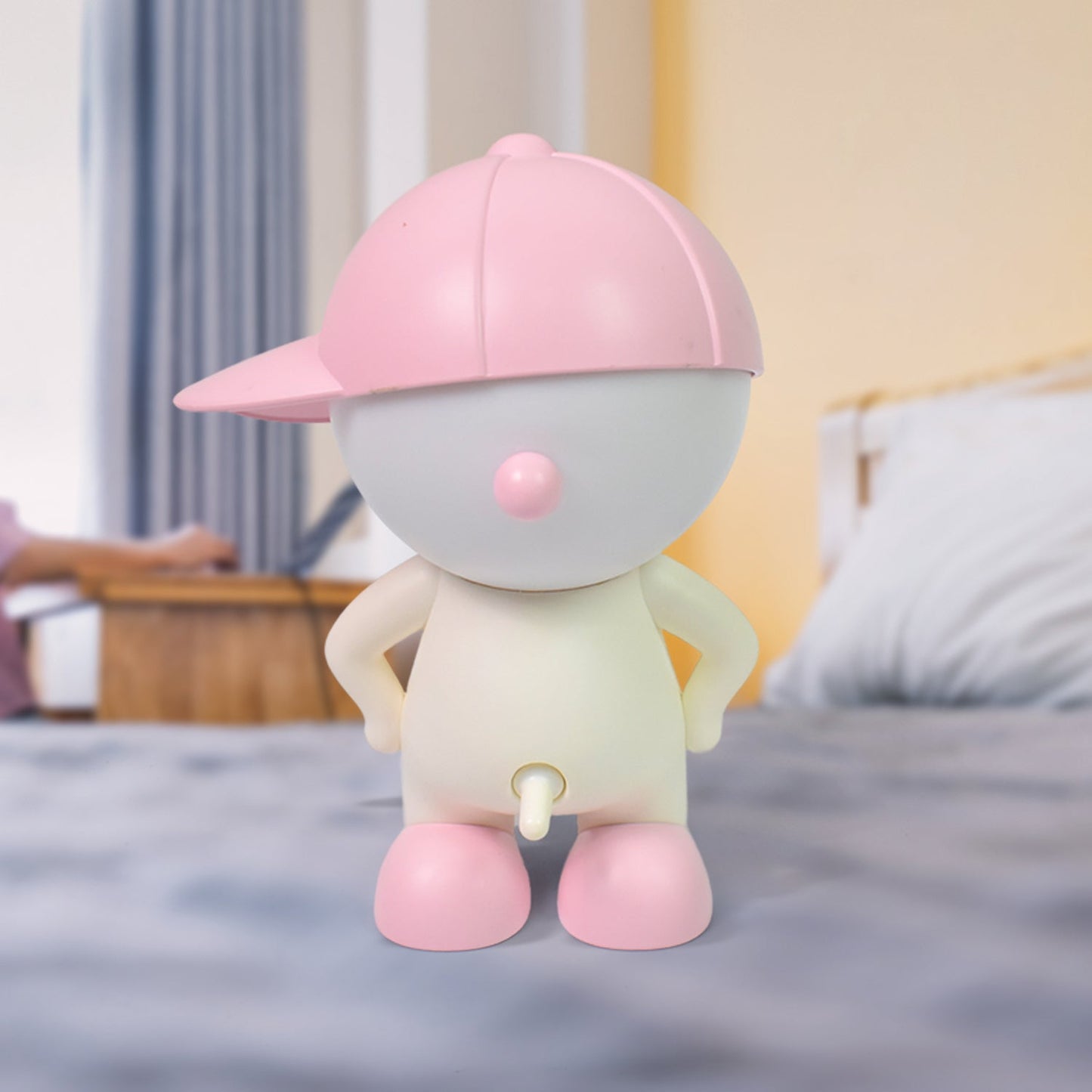 PP: Funny Cartoon LED Lamp with Type-C Charging & Adorable Design – Perfect Friendship & Long-Distance Gift