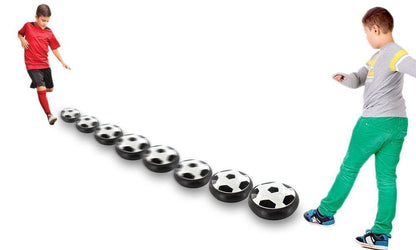 AirSoccer: Fun Indoor Game Air Floating Football with Inbuilt Battery for Family & Friends