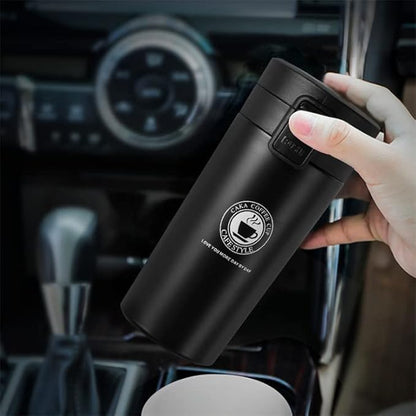 ThermaSip: Double-Wall Insulated Travel Mug (380ml) for Hot & Cold Drinks – Perfect for Coffee, Tea & On-the-Go Use