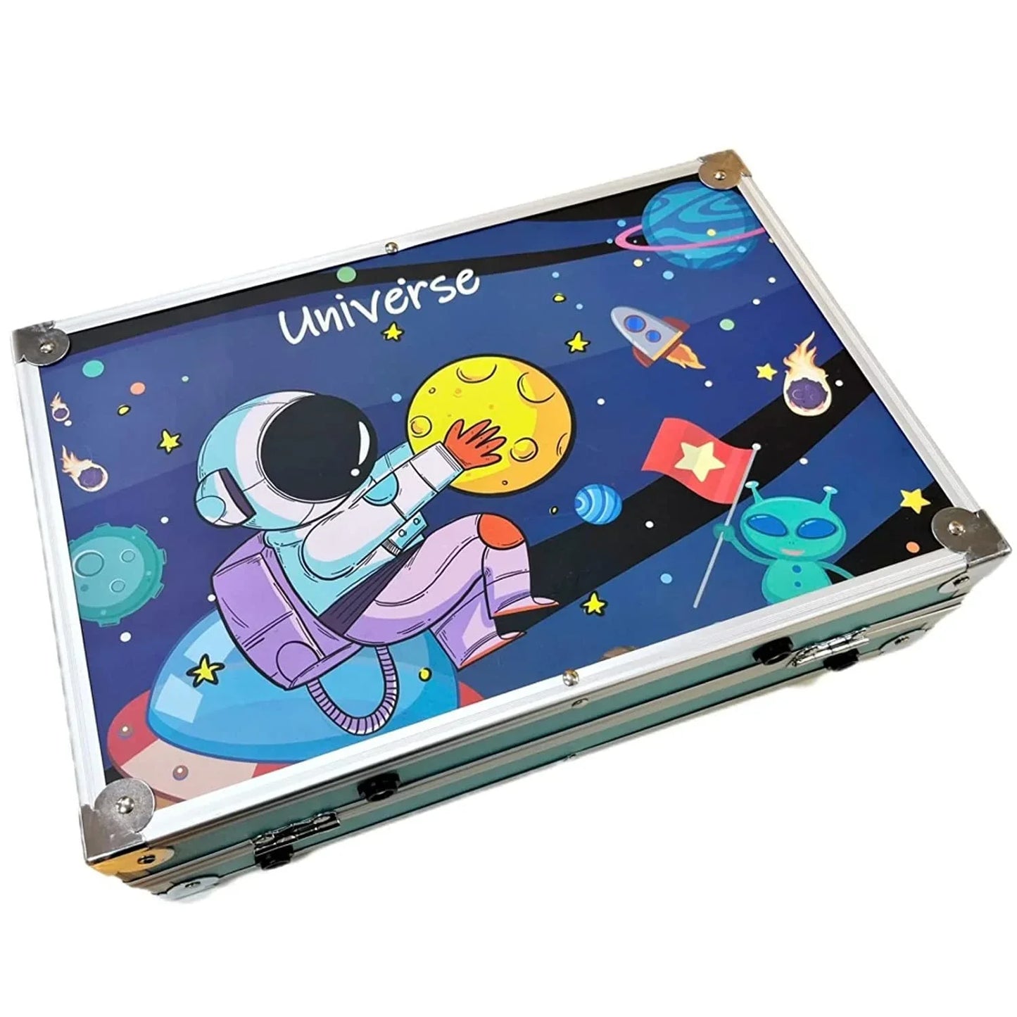 ArtPro: 145-Piece Multi-Level All-in-One Art Colouring Set Suitcase Kit Best Gift for Children