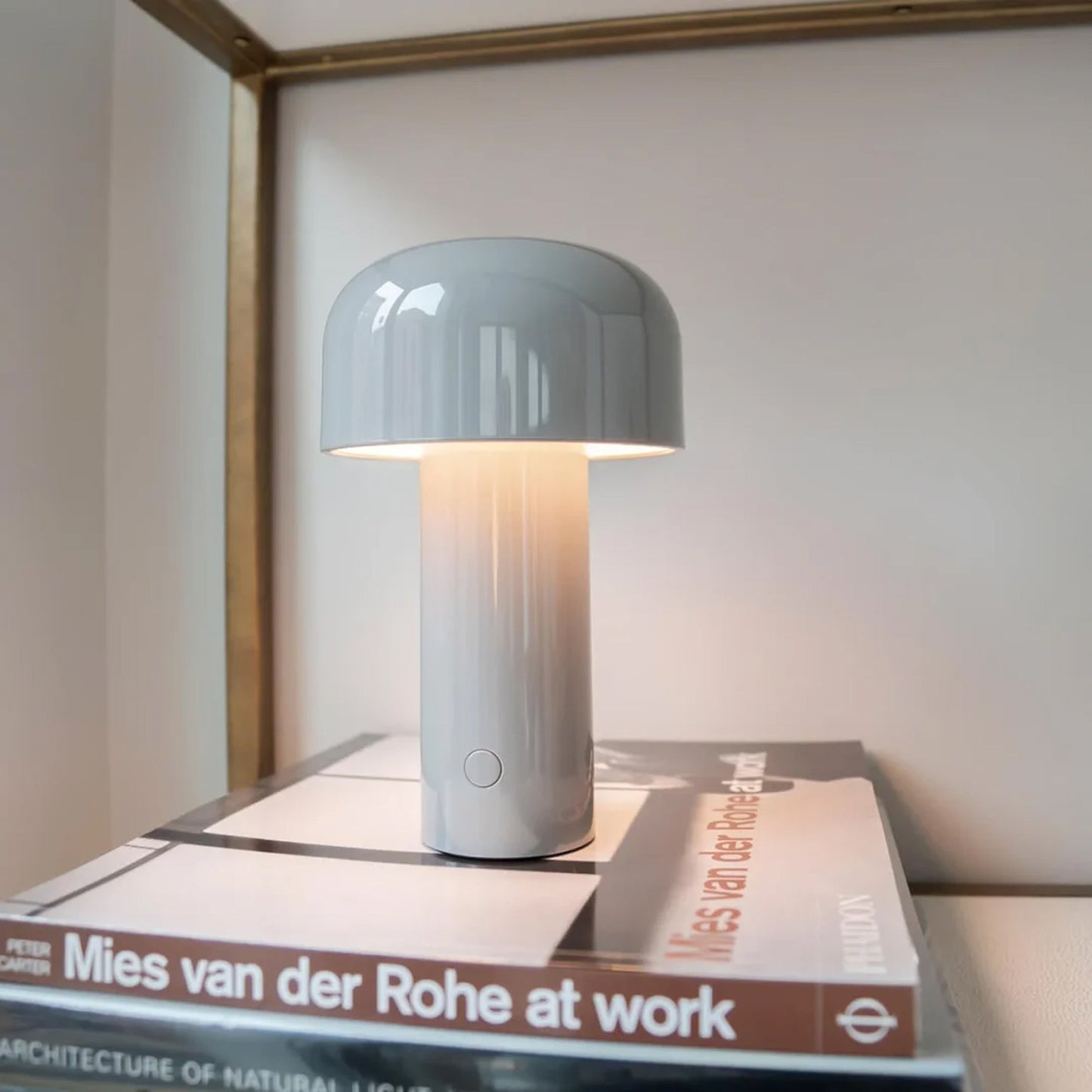 Shroom: Wireless LED Ambient Glow Lamp with Touch Control, 3-Color Dimming & Stylish Design for Home & Office