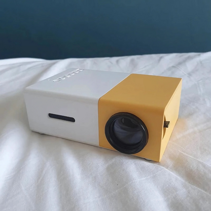 PixoBeam: Mini Portable HDMI Projector with Adjustable Display, 1080P Support & Remote Control for Home & Outdoor Entertainment