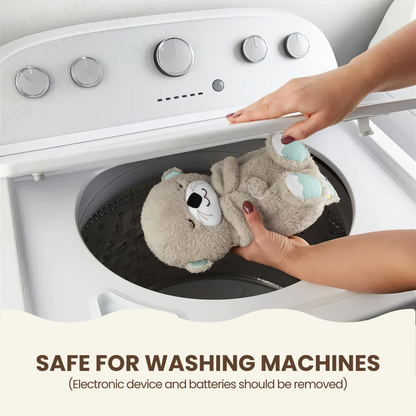 Snugsy: Soothing Viral Plush Teddy with Gentle Breathing Motion, Night Light & Music – Soft Cuddly Sleep Companion