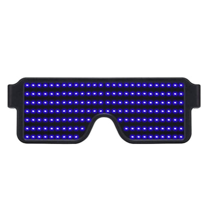 RaveX: USB Rechargeable LED Party Glasses with Dynamic Neon Glow, 11 Patterns & Flashing Modes for Concerts & Nightclubs