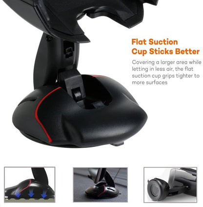 Transform: Multifunctional Foldable Car Mobile Holder with One-Button Release & Dashboard Mount