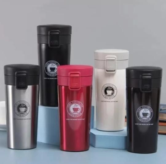 ThermaSip: Double-Wall Insulated Travel Mug (380ml) for Hot & Cold Drinks – Perfect for Coffee, Tea & On-the-Go Use