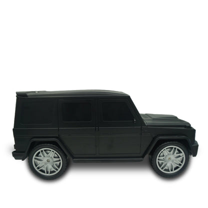 BassWagon: Rugged G Wagon Inspired Design Big Size Solar-Powered Bluetooth Speaker with Portable Wireless Speaker with Flashlight, USB, FM Radio & Outdoor-Friendly Build (colour may vary)