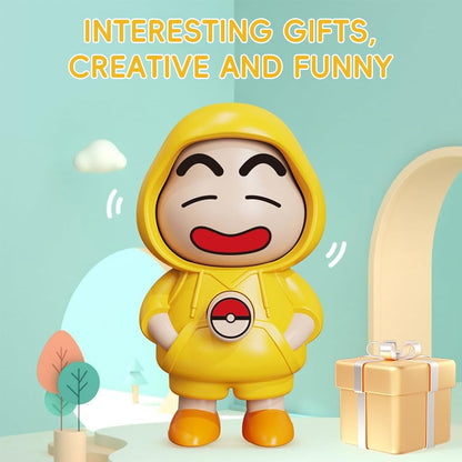 Chan: Crayon Shin-Chan Rotating Face Keychain | Cute Anime Mood Switcher Keyring Charm for Bags, Keys & Collectible Fans