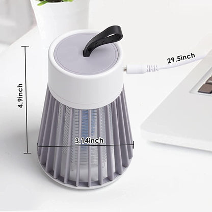 BugShield: USB-Powered Mosquito Killer Lamp with UV LED – Safe & Silent Indoor Zapper for Bedrooms, Living Rooms, Patios & Outdoor Protection