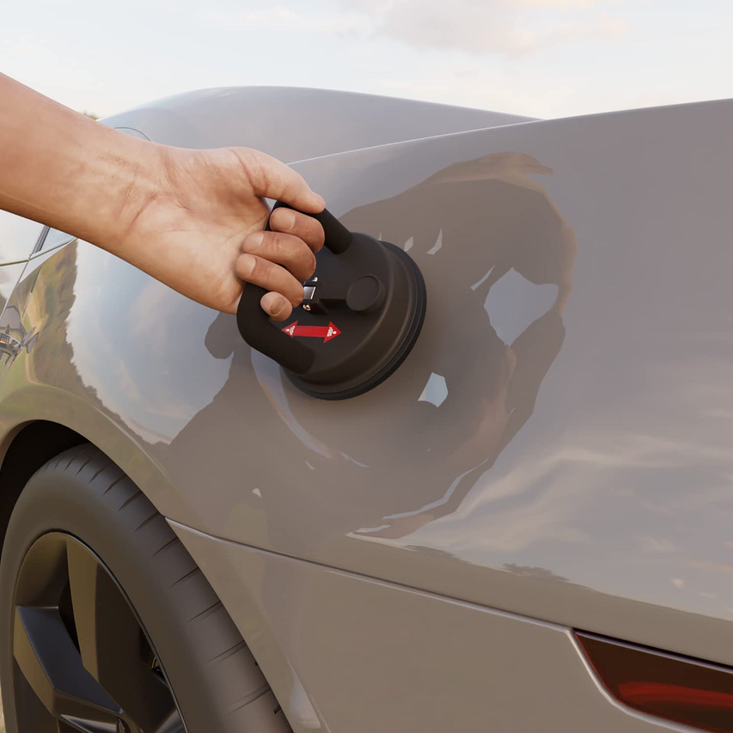 DentMaster:Heavy-Duty Car Dent Remover with Powerful Suction Cup for Auto Body Repair, Tiles & Mirror Lifting