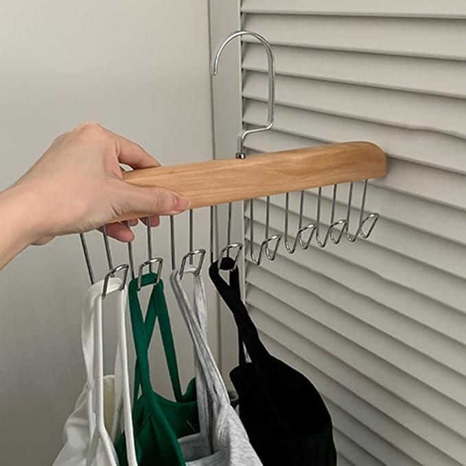HookNest: 8-in-1 Multi-Purpose Hanger for Ties, Belts & Clothes – Space-Saving & Sturdy Design