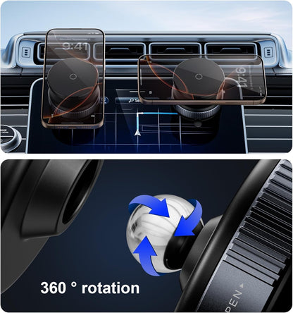 Stikko: Magsafe Strong Rotatable Suction Phone Holder for Car, Shower, Gym, Mi – Includes Magnet Ring