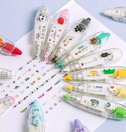 Scribe: 2-in-1 Highlight Sticker Pens for Decorative Borders, Journaling & Scrapbooking (Set of 2))
