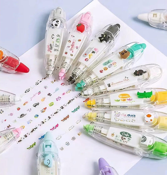Scribe: 2-in-1 Highlight Sticker Pens for Decorative Borders, Journaling & Scrapbooking (Set of 2))