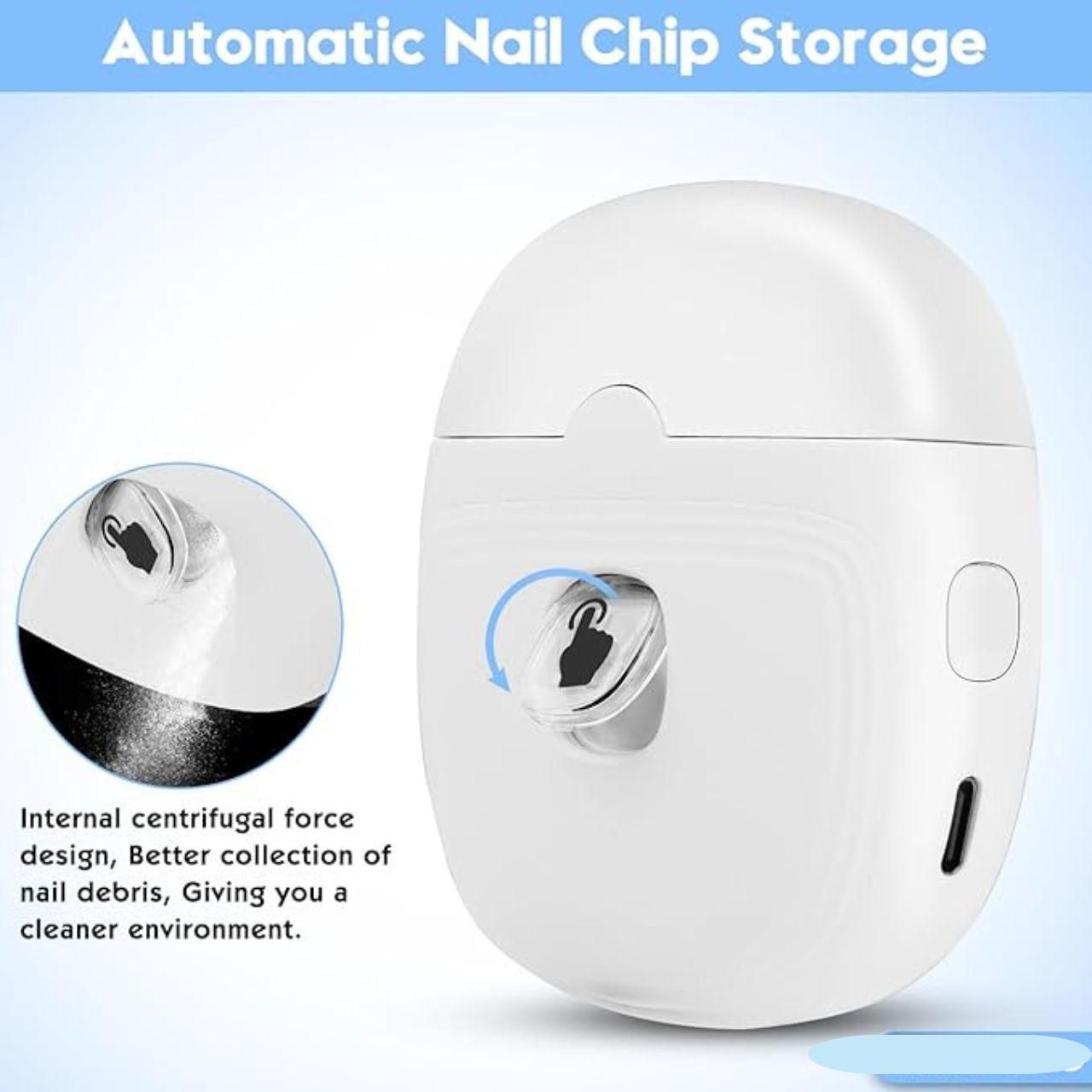 ClipEase: Rechargeable Electric Nail Clipper – Automatic & Cordless Nail Trimmer for Kids, Elderly & Easy Grooming