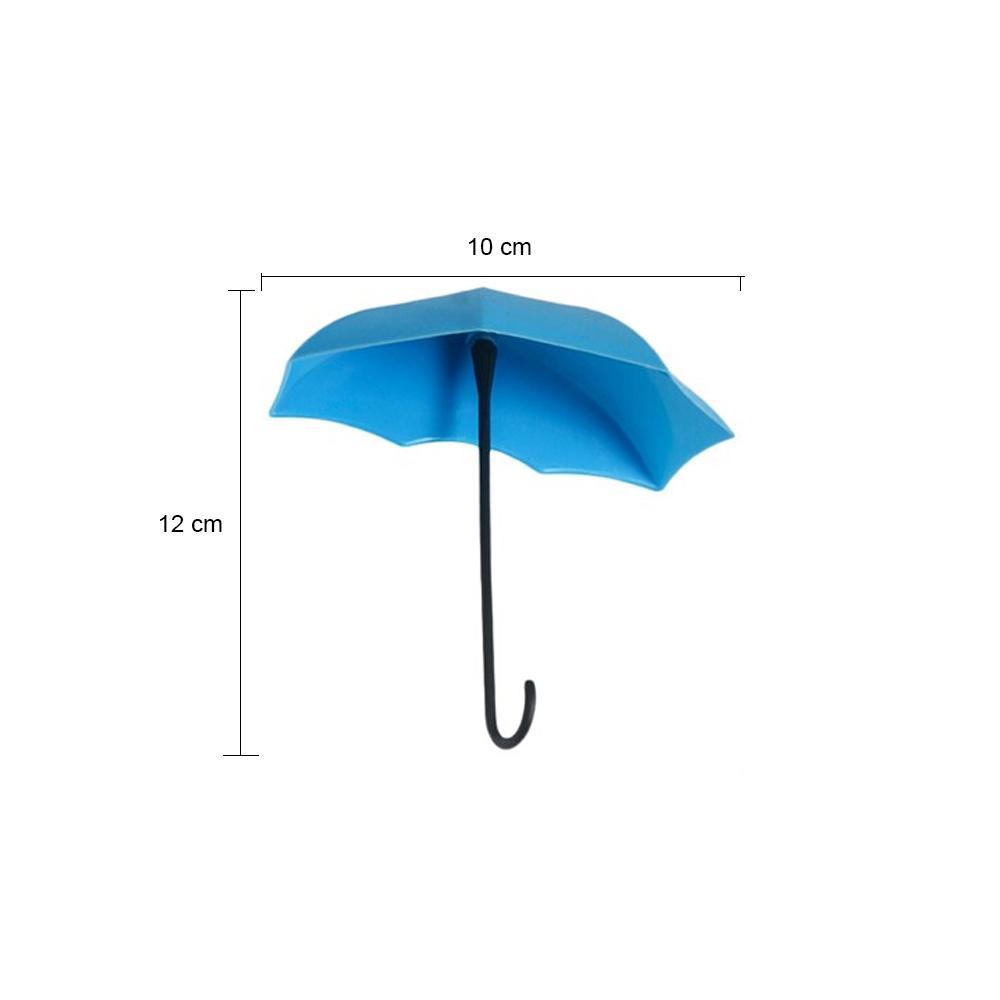 Pour: 6-Piece Umbrella Wall Hooks & Catchers for Keys, Hats & Multipurpose Hanging