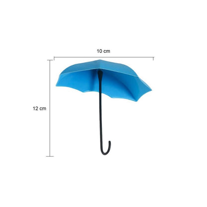 Pour: 6-Piece Umbrella Wall Hooks & Catchers for Keys, Hats & Multipurpose Hanging