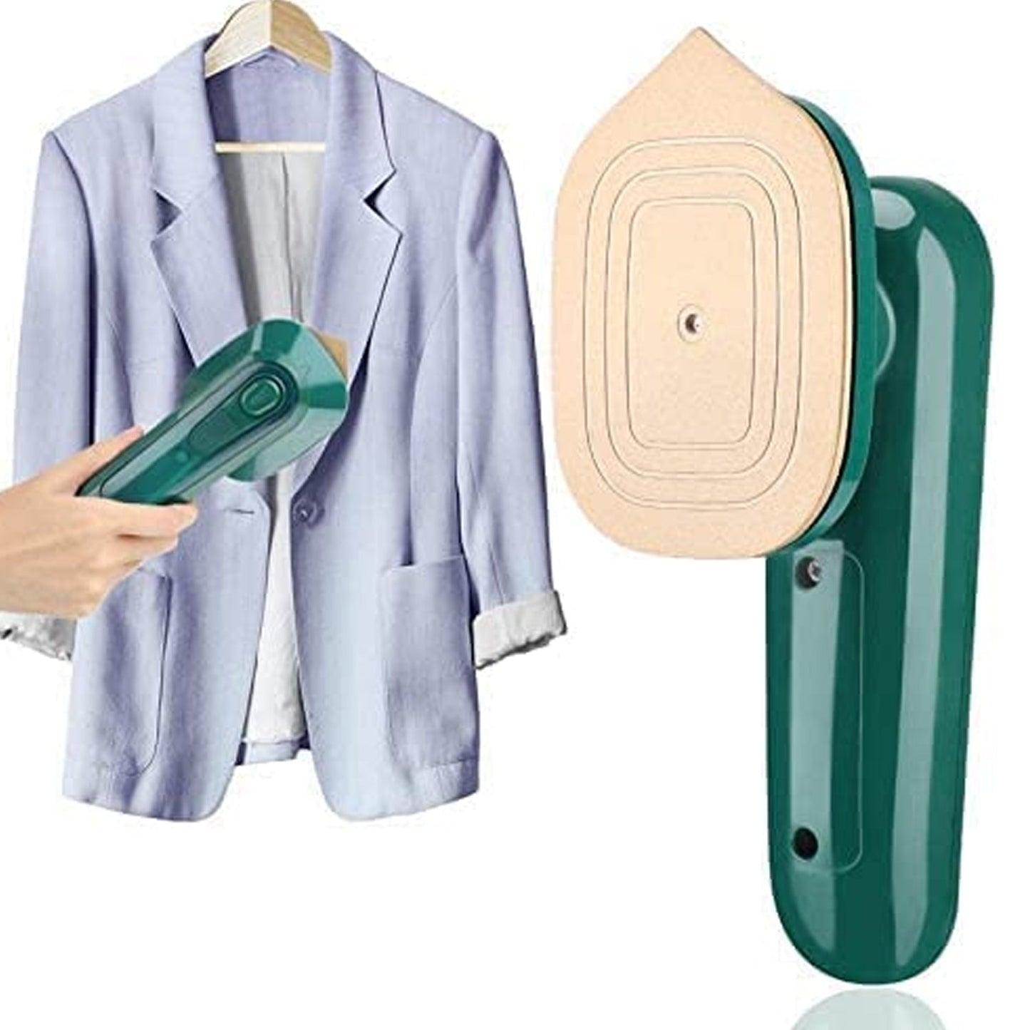 PressPal: Portable Mini Travel Iron & Steamer with Dry & Wet Pressing for Clothes – 150W Compact Design for Home & Outings