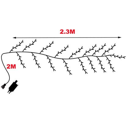 VineGlow: Enchanted Willow Vine Tree Light with 160 LED Fairy Lights & Remote Control for Magical Home Décor