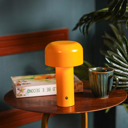 Shroom: Wireless LED Ambient Glow Lamp with Touch Control, 3-Color Dimming & Stylish Design for Home & Office