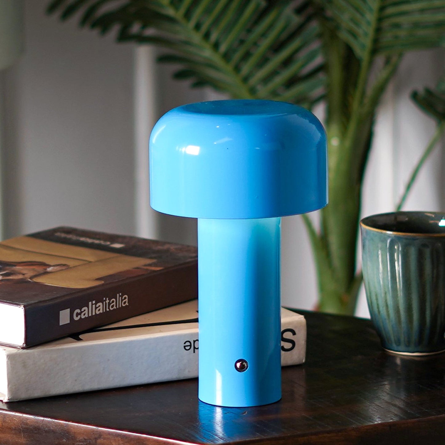 Shroom: Wireless LED Ambient Glow Lamp with Touch Control, 3-Color Dimming & Stylish Design for Home & Office