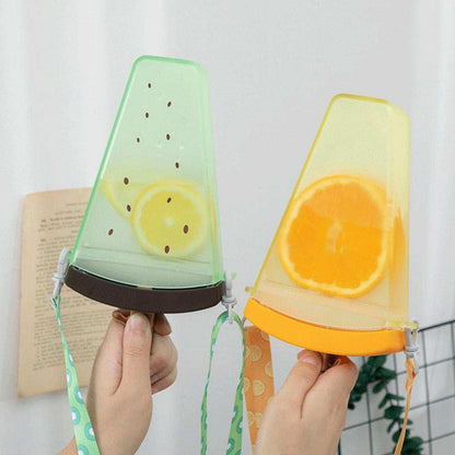 FruitChill: Aesthetic Watermelon Sipper Bottle with Straw & Adjustable Strap – Portable & BPA-Free for Travel & Daily Use