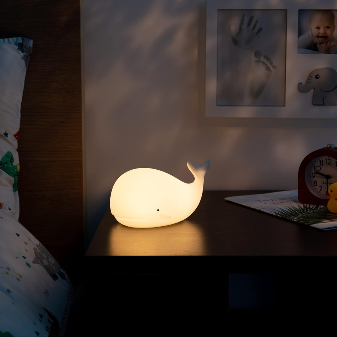 OceanPals: Set of 6 Adorable Ocean-Themed Squishy Night Lights with Soft LED Glow – Includes Whale, Shark, Octopus, Dolphin, Turtle & Duck