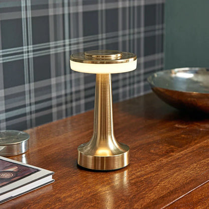 GleamBeam: Rechargeable Retro Bar Light with Touch Control, 3-Color Modes & Dimmable LED for Bedroom, Café & Party Décor
