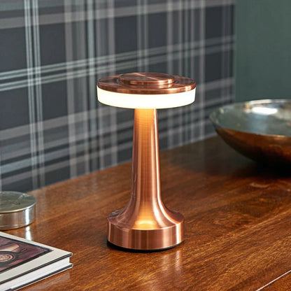 GleamBeam: Rechargeable Retro Bar Light with Touch Control, 3-Color Modes & Dimmable LED for Bedroom, Café & Party Décor