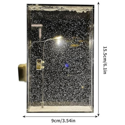 Vibey: DIY Street Lamp Snow Globe with Warm LED Night Light, Handmade Falling Snow Effect for Christmas, Birthday & Festive Desktop Décor