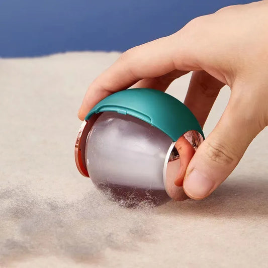 FurBall: Portable Pet Hair Buster with Reusable Gel Lint Roller for Easy Dog & Cat Hair Removal