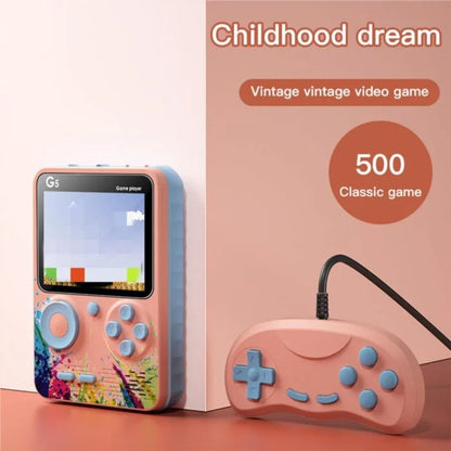 ArcadeX: Upgraded Handheld Retro Game Console with 500 Childhood Games Including Contra & More