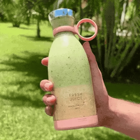 QuickBlend: Portable USB Rechargeable Bottle Juicer (420ml) for Fresh Juices, Shakes & Smoothies