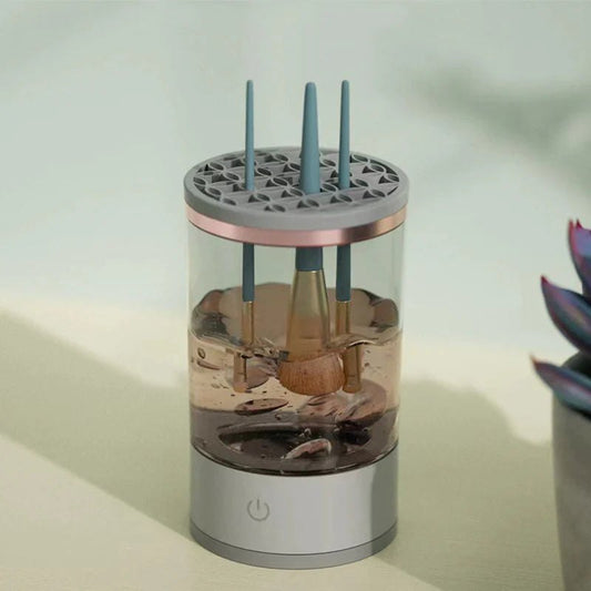 Sonic: Automatic Electric Makeup Brush Cleaner & Spinner for Quick & Deep Cleaning of All Brush Sizes
