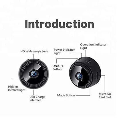 iSpy: Rechargeable Wi-Fi CCTV Live Camera with 1080P HD, Night Vision, Motion Detection & 128GB Storage Support